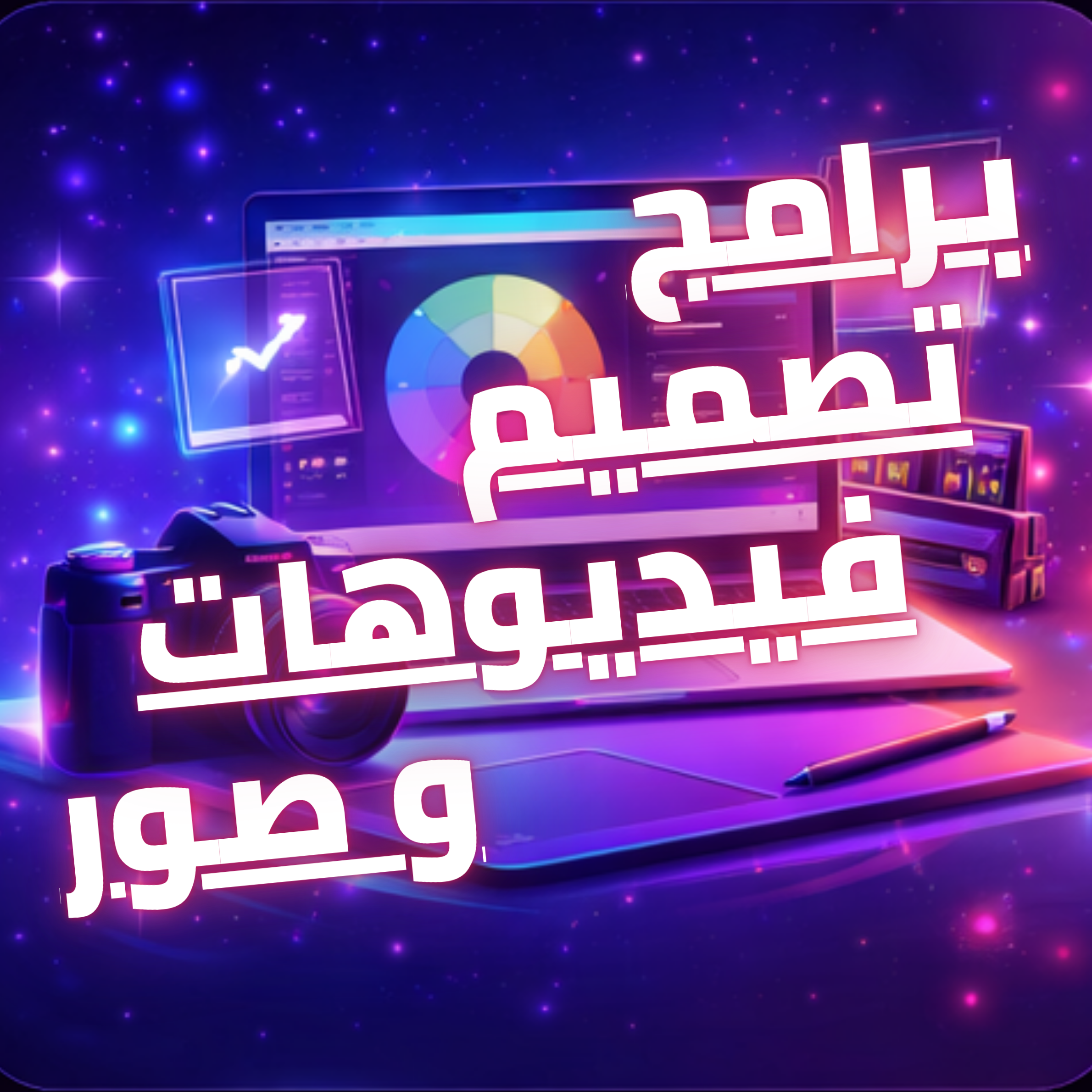 برامج تصميم وفيديوهات وصور